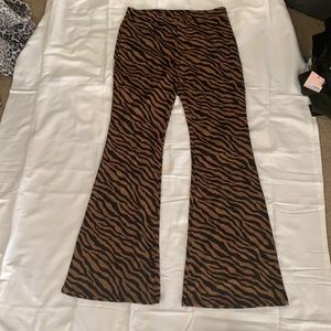 Fashion Nova tiger flare pants